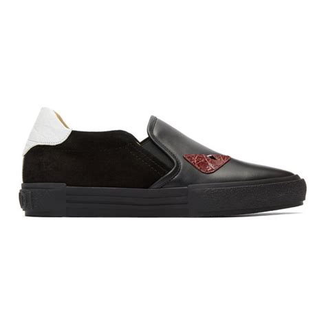 fendi black bag bugs slip on sneakers|fendi bag bugs review.